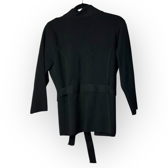 Alfani Petite Black Tie Up Blazer Sweater P/L - Picture 5 of 5